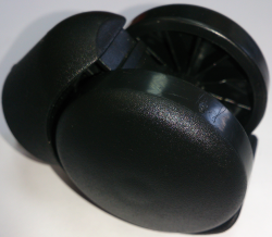 Ролик (жесткий) 1шт. для офисного кресла - Ролики для кресел (колеса для кресел)