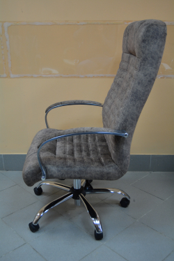 Атлантис хром ткань - Усиленные офисные кресла