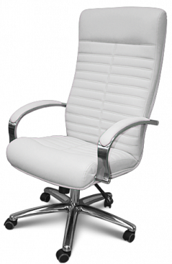 Орион хром белый - Кресла Руководителя